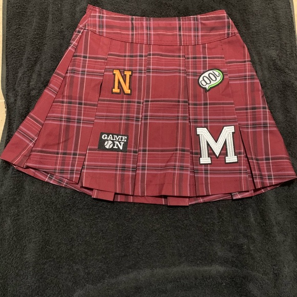 No Boundaries Skirts No Boundaries Red Plaid School Girl Mini Skirt